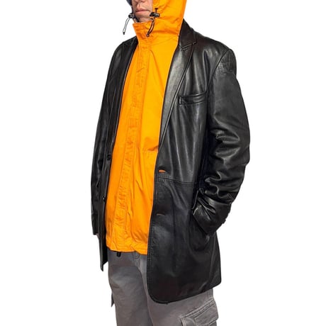 【USED】90's DOLCE & GABBANA VERA PELLE REAL LEATHER 2B JACKET