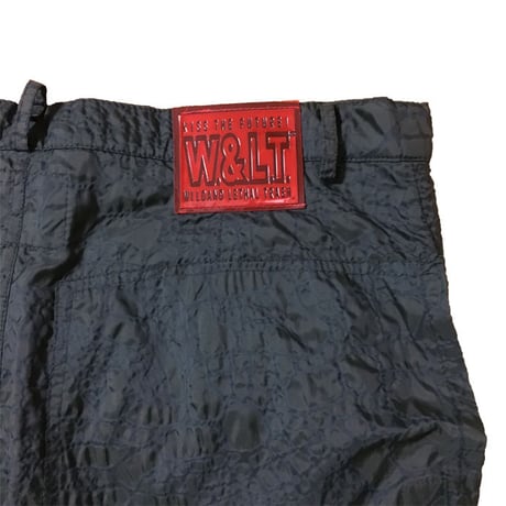 【USED】90'S W&LT CROCODILE EMBOSSING NYLON TROUSERS