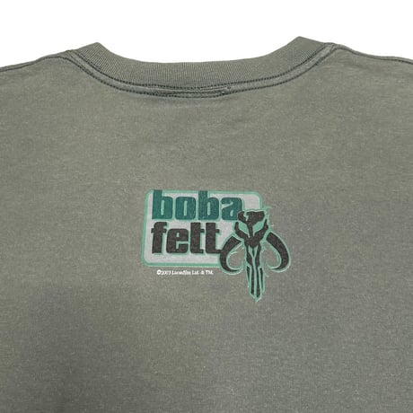 【USED】00's Star Wars Boba Fett × Disneyland Resort Cartoon Graphic T-shirt