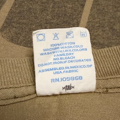 【USED】90's-00's RECON “I Miss The Old New York” Acid Fade T-shirt