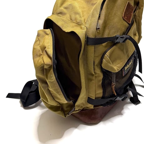 【USED】90's Timberland Weathergear Canvas & Leather Backpack