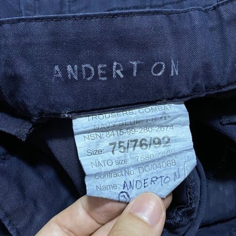 【USED】90'S-00'S BRITISH ARMY ROYAL NAVY COMBAT TROUSERS  (⑩ ANDERTON)