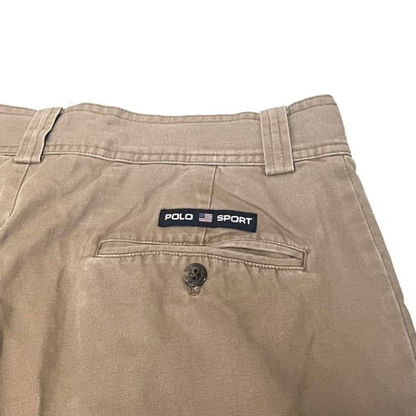 【USED】90's POLO SPORT RALPH LAUREN 2-TAC COTTON TROUSERS