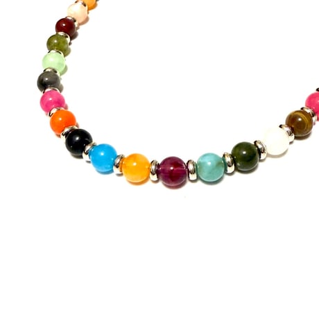 【LIBeRté】Necklace "Multicolored Beans"