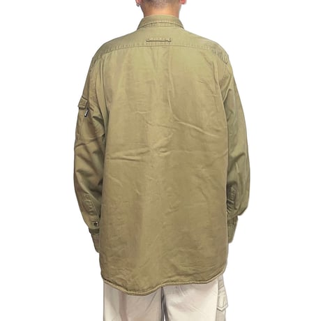 【USED】90s STUSSY SNAP BUTTON SHIRT
