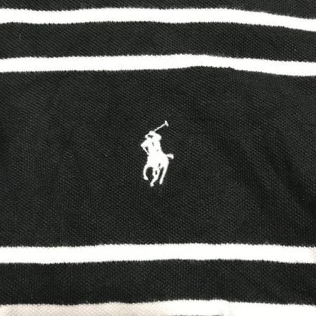 【USED】POLO BY RALPH LAUREN BORDER POLO SHIRT