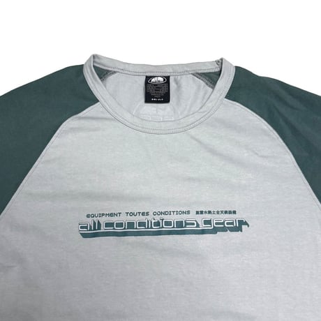 【USED】90's-00's EURO NIKE ACG “All Conditions Gear” Tech Raglan T-shirt