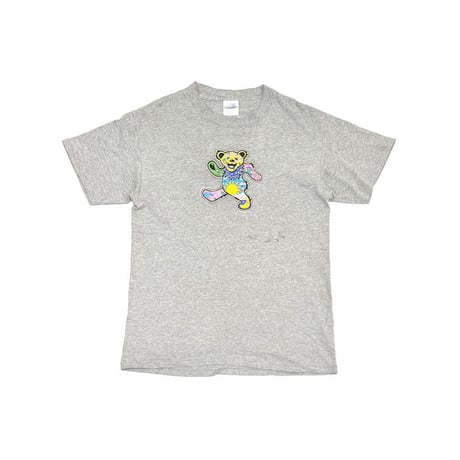 【USED】90'S MURTI PATTERN DEAD BEAR T-SHIRT