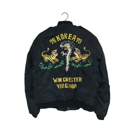 【USED】70'S EMBROIDERY SOUVENIR MA-1 KOREA