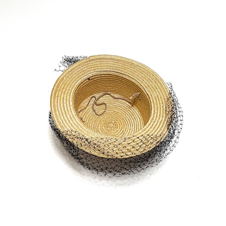 【USED】LATE 1800's VICTORIAN STRAW HAT