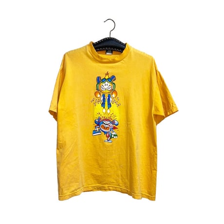 【USED】90'S-00'S WORLD INDUSTRIES FLAME BOY & WET WILLY T-SHIRT