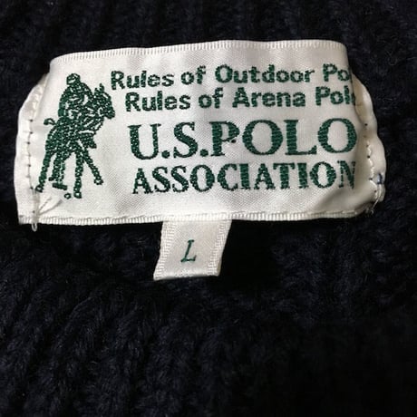 【DEAD STOCK】90'S U.S.POLO KNIT SWEATER