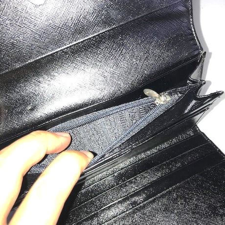 【USED】PRADA NYLON LONG WALLET & CARD CASE