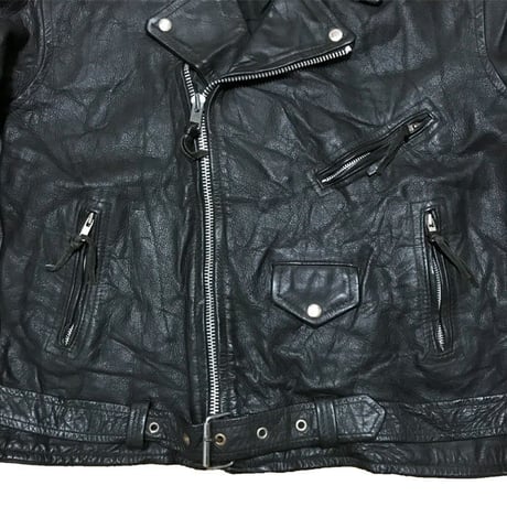【USED】80'S OVERSIZED MOTORCYCLE LEATHER JACKET