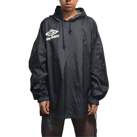 【USED】00'S UMBRO OVERSIZED NYLON HOODIE