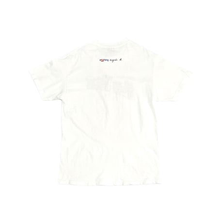 【USED】00'S ANYTHING × AGNES B. WHAT ABOUT NEW YORK T-SHIRT