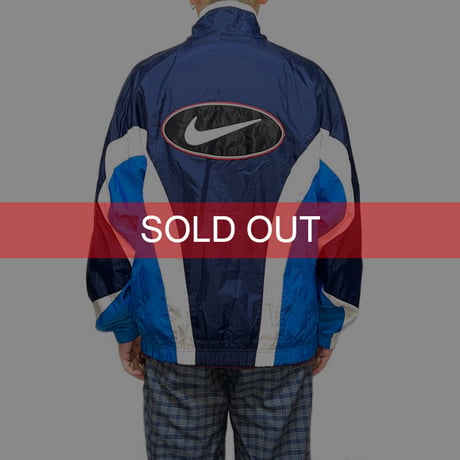 【USED】90'S NIKE OVAL LOGO NYLON JACKET