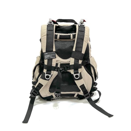 【USED】00'S OAKLEY AP 1.0 BACKPACK BEIGE TACTICAL FIELD GEAR MECHANISM PACK