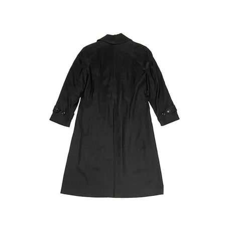 【USED】80s Liz Claiborne TRENCH COAT BLACK