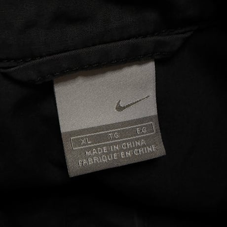 【USED】00's NIKE SUN FADE SLEEVE RIB SHIRT