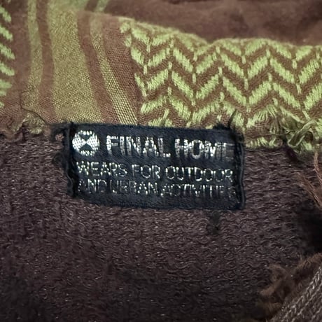 【USED】90's FINAL HOME DOUBLE ZIP HOODIE with SCHMUG