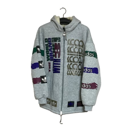 【USED】80'S-90'S ADIDAS OLD SCHOOL SWEAT BOMBER BLOUSON