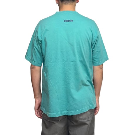 【USED】80's adidas GRAFFITI STYLE TREFOIL T-SHIRT
