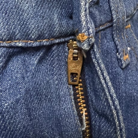 【USED】70's UNKNOWN BOOTCUT JEANS with SCOVILL ZIPPER