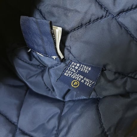 【USED】90'S TOMMY HILFIGER PADDED JACKET YELLOW