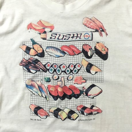 【USED】80'S VINTAGE SUSHI USA T-SHIRT