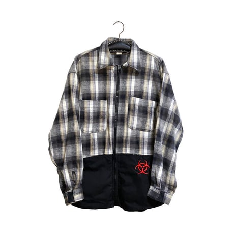【USED】90'S HAZ-MAT SWITCHING SHIRT JACKET