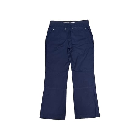 【USED】00's EURO NIKE Flared Tech Training Pants Royal Navy