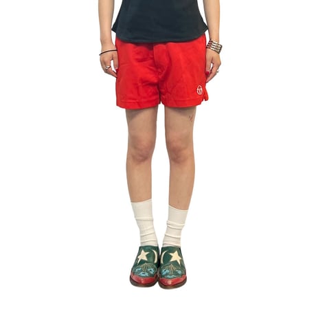 【USED】70's-80's Sergio Tacchini TENNIS SHORTS RED
