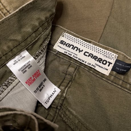 【USED】00's Y2K REBUILD BUGGY PANTS