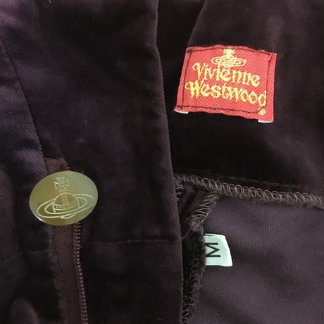 【USED】80'S VINTAGE VIVIENNE WESTWOOD VELOR PANTS