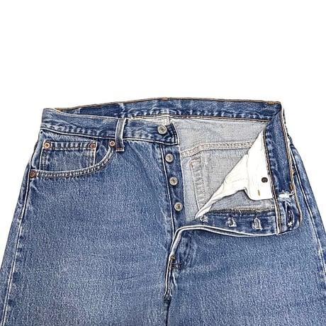【USED】90'S Levi's 501 CUT OFF JEANS MADE IN USA