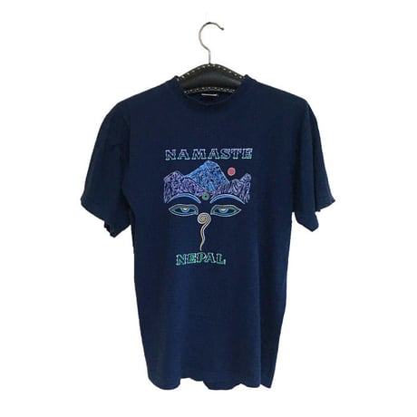 【USED】90'S NEPAL "BUDDHA EYES" T-SHIRT