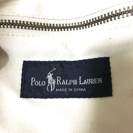 【USED】90'S RALPH LAUREN POLO BEAR CANVAS BACKPACK