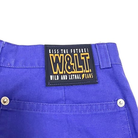 【USED】90'S W.&L.T. BIKER × WORK PANTS