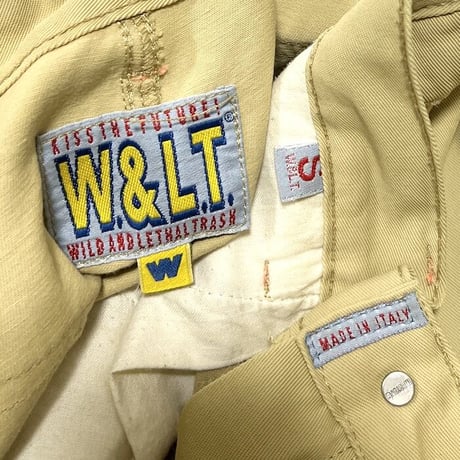 【USED】90'S W.&L.T. LOOSE FIT GIMMICK PANTS