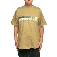 【USED】90's STUSSY Moon Landing Photo T-shirt Made in Australia