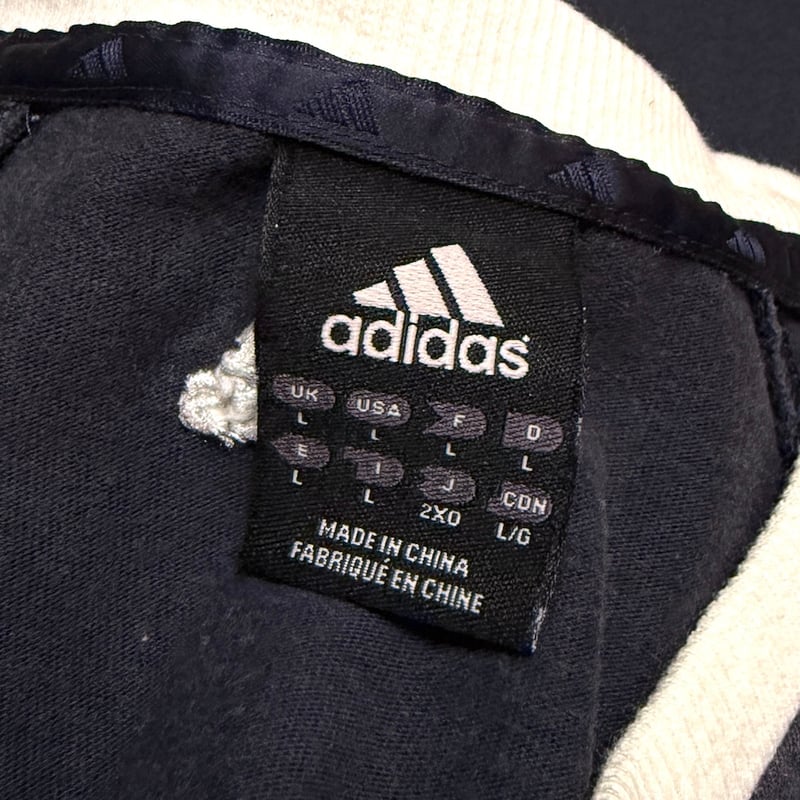 USED】00's adidas Real Madrid Raglan Cotton Rin
