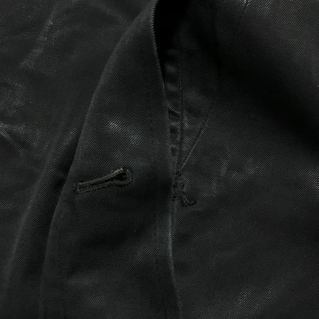 【USED】90'S  BURBERRYS × HARRODS STAND FALL COLLAR COAT BLACK MADE IN ENGLAND