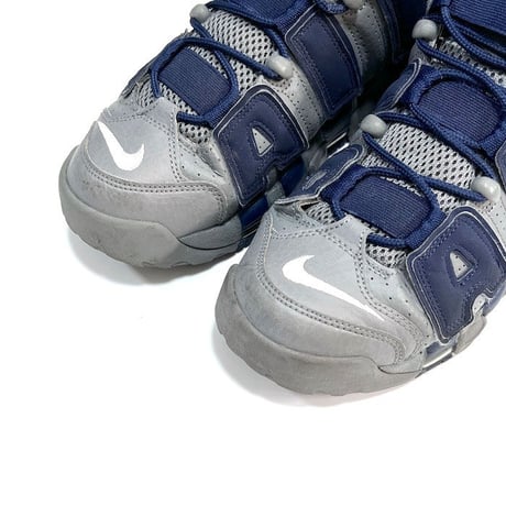 【USED】NIKE AIR MORE UPTEMPO '96 Cool Grey/ White-Midnight Navy