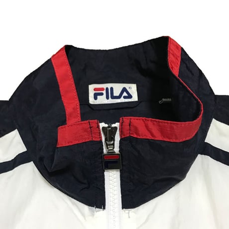 【USED】90'S FILA OLD SCHOOL NYLON JACKET