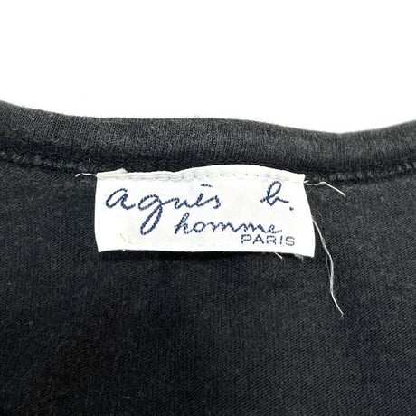 【USED】90'S AGNES B. SPORT LOGO T-SHIRT