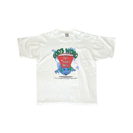 【USED】90'S GOD'S WORD FOR TODAY'S WORLD T-SHIRT