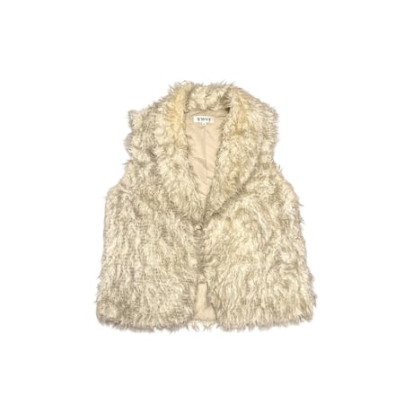 【USED】00's VMNY Faux Fur Shaggy Vest