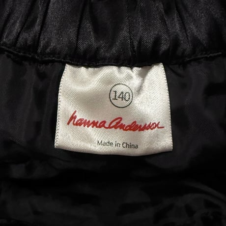 【USED】00's Hanna Andersson Satin Tiered Mini Skirt