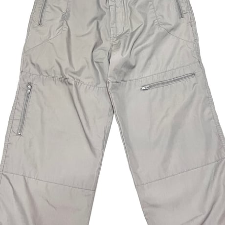 【USED】90's-00's STUSSY 8 ZIP-POCKET FLIGHT PANTS LIGHT GRAY